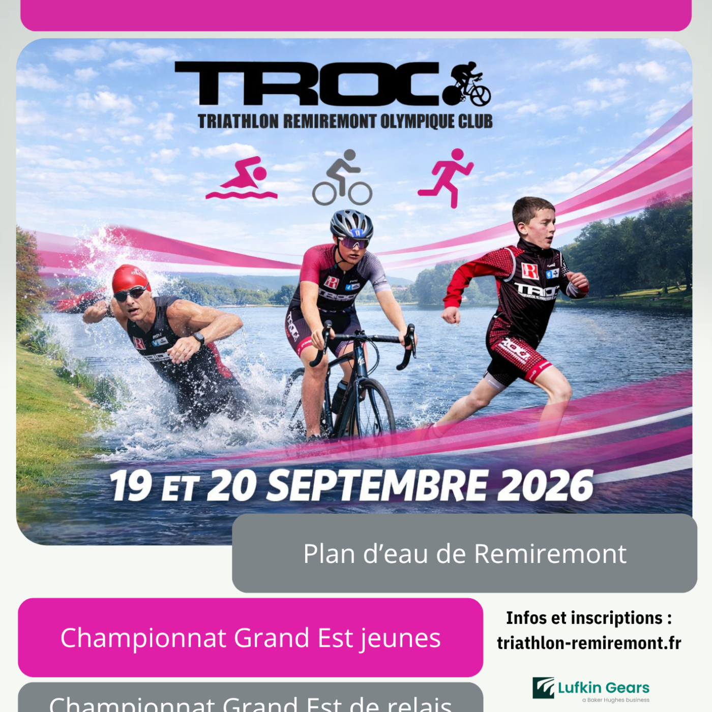 La ville de Remiremont accueille son premier triathlon !